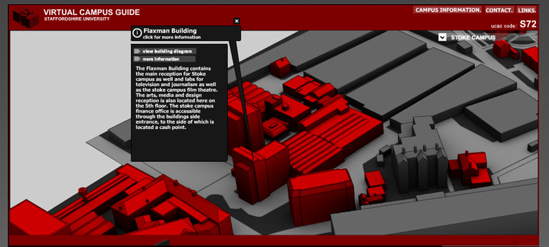 Sample Image of the Virtual University Website